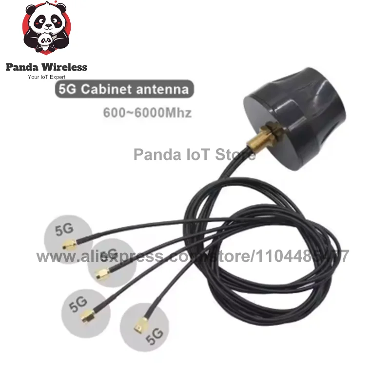 1pcs 1m/3m 600~6000Mhz ZTE CPE Router antenna 5G 4G LTE 3G GSM Full Band Omni For Signal Boost With SMA RPSMA Outdoor Waterproof