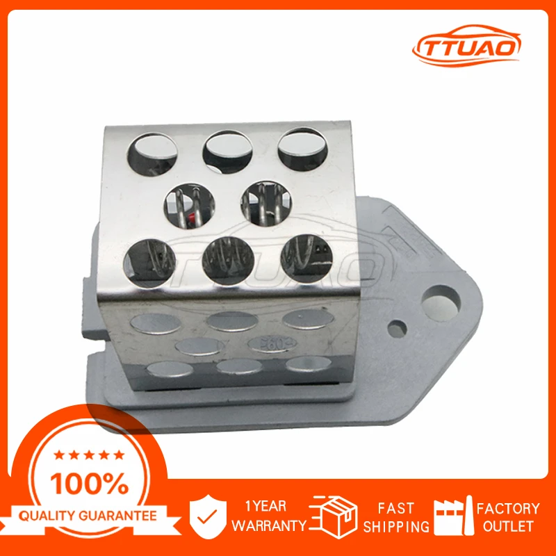Resistencia del Motor del Ventilador del Calefactor 9641212580 para Peugeot 206 307 406 807 Expert Partner Citroën C5 Berlingo 3 Pines Alta Calidad