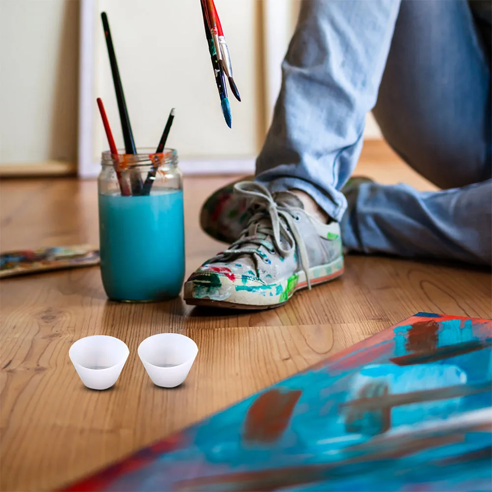 20Pcs Portable Silicone Mixing Cups Practical Design for Epoxy Glue and Paint Mixing Silicone DIY Tool DIY Craft Tools