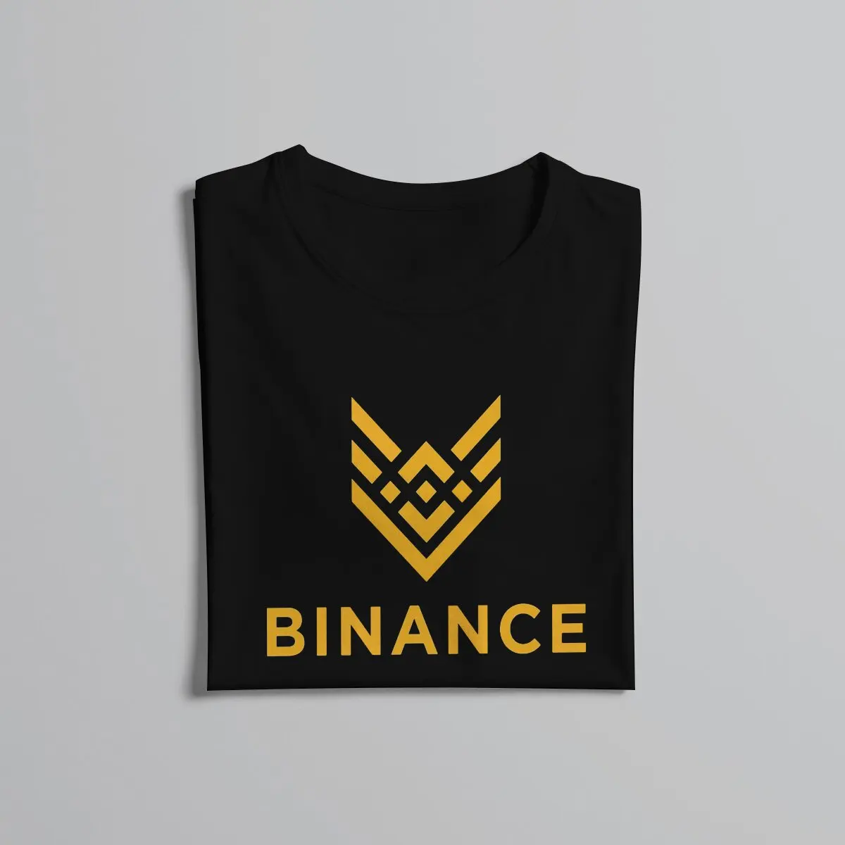 Binance camiseta creativa para hombre, camisa de poliéster con cuello redondo de capitán, ropa de regalo distintivo, Tops