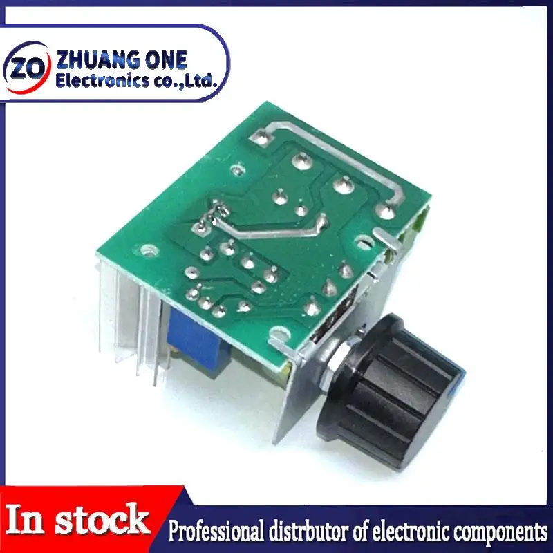 AC 220V 2000W SCR Voltage Regulator Dimming Dimmers Motor Speed Controller Thermostat Electronic Voltage Regulator Module