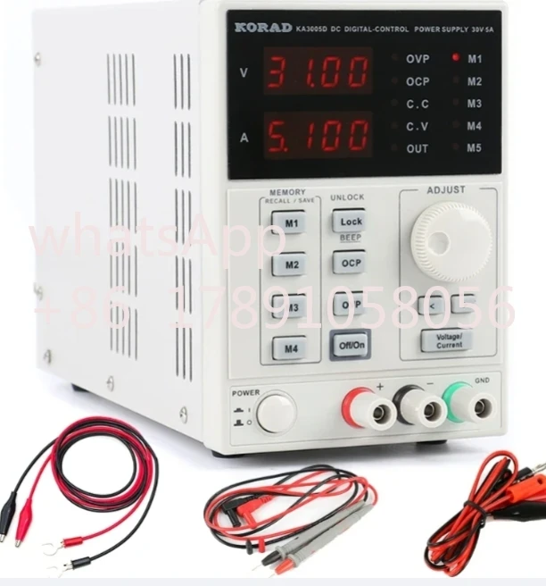 DC Power Supply KORAD 3005D 3005DS High Precision Adjustable Digital Linear 30V/5A 10mV/1mA 110V/220V for LAB Research