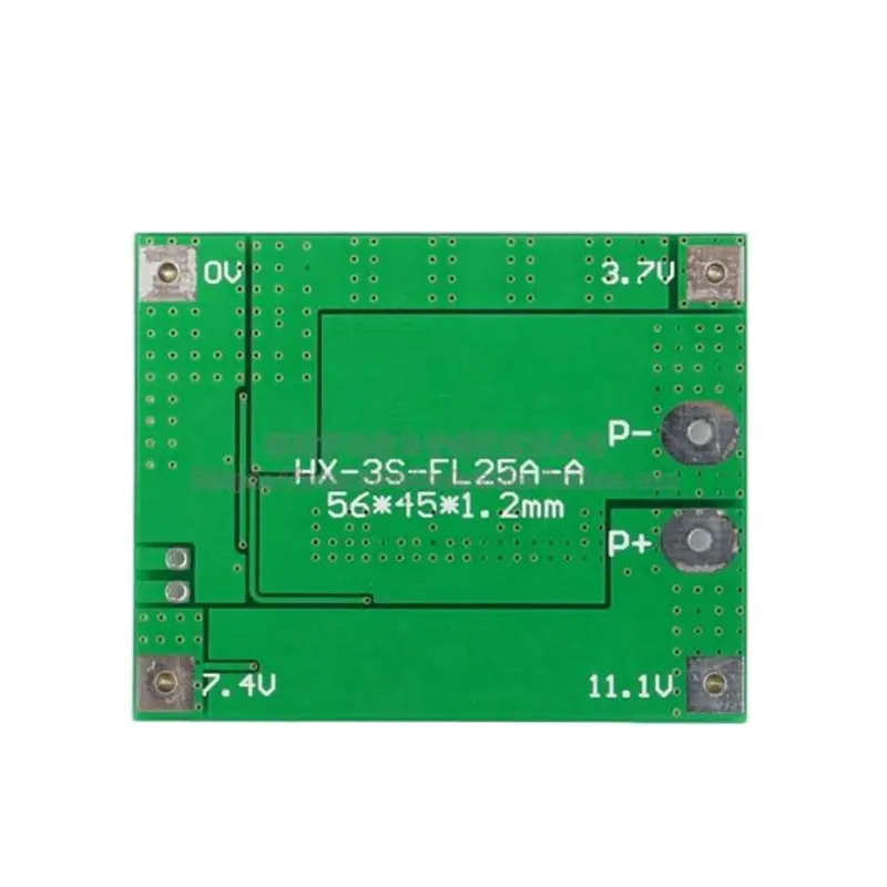 

3 Series 12V18650 Lithium Battery Protection Board 11.1V/12.6V With Balanced 25A