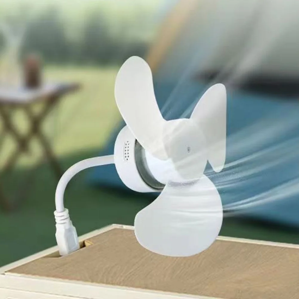 USB Ceiling Fan 14cm Portable Dormitory Fan Quiet Small Fan For Bed Bedroom Ceiling Fan Multifunctional Cooling Tools Parts