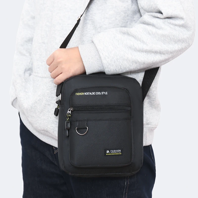 Herrenmode, lässig, Oxford-Umhängetasche, leicht, elegant, kleine Messenger-Handtasche, stilvolle Geldbörse für Herren