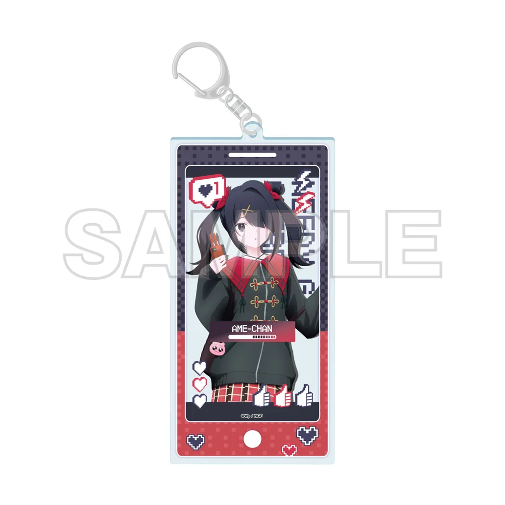 6CM Acrylic Keychain Model Cosplay Characters Ornament Accesorios Goods Collection Gifts Anime Game Needy Girl Overdose
