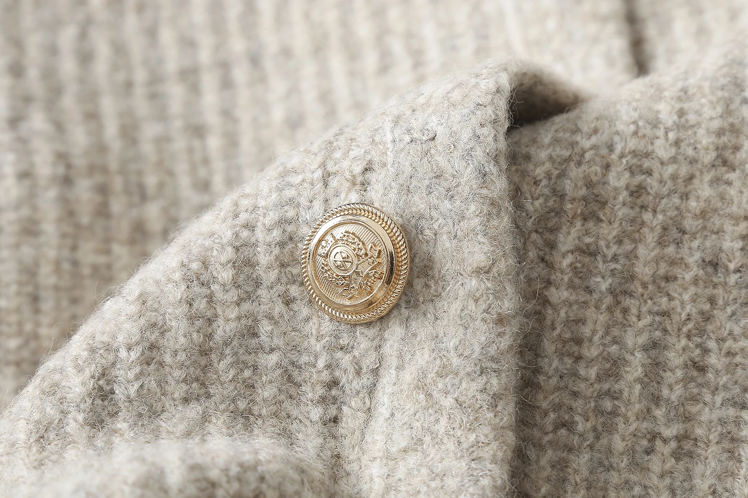 Ethereal MD 2024 new style of Women\'s casual French style soft waxy sweater knitted cardigan short coat