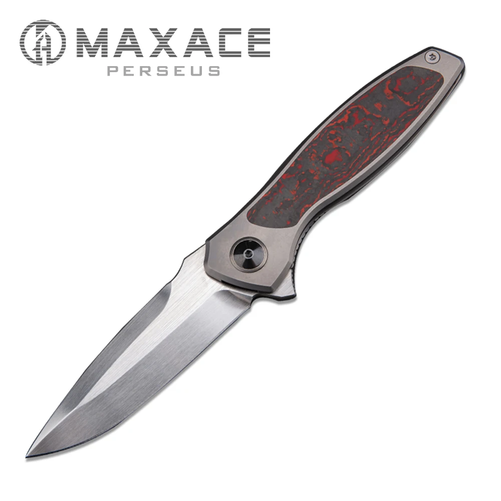 Maxace Perseus Folding knife pocket knife camping portable outdoor fruit knife Survival Self-defense Collection And Gift