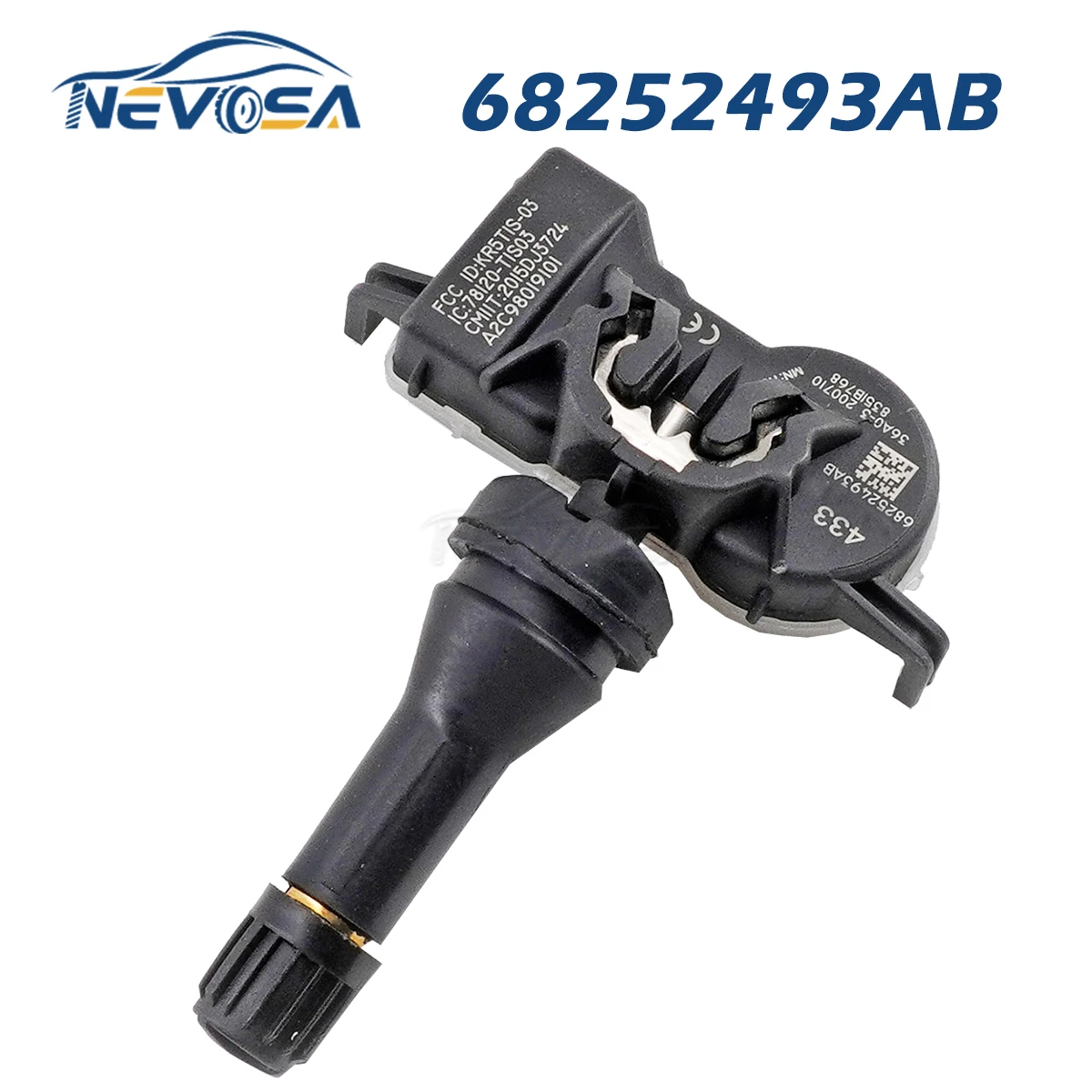 NEVOSA 68252493AB TPMS Sensor For Chrysler Pacifica Jeep Renegade Compass Grand Cherokee SRT8 Dodge Durango Fiat 500X 68313387AA