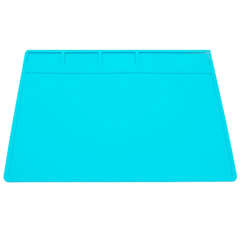 

Multifunctional high temperature resistant welding repair workbench heat insulation pad welding table silicone mat