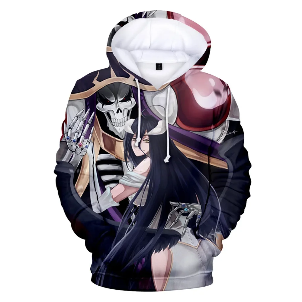 Anime Overlord 3D Print Oversized Women/Men Hoodie Sweatshirt Streetwear Hip Hop Pullover Hooded Jacket Cosplay Costumes