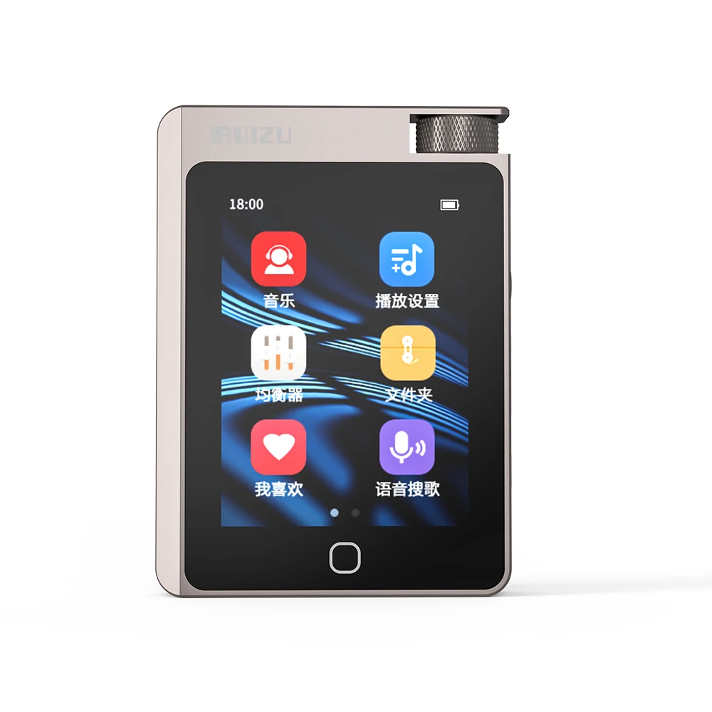 الأصلي RUIZU A55 16GB HIFI DSD ضياع بلوتوث الموسيقى مشغل mp3 hifi المحمولة مشغل موسيقى المشي