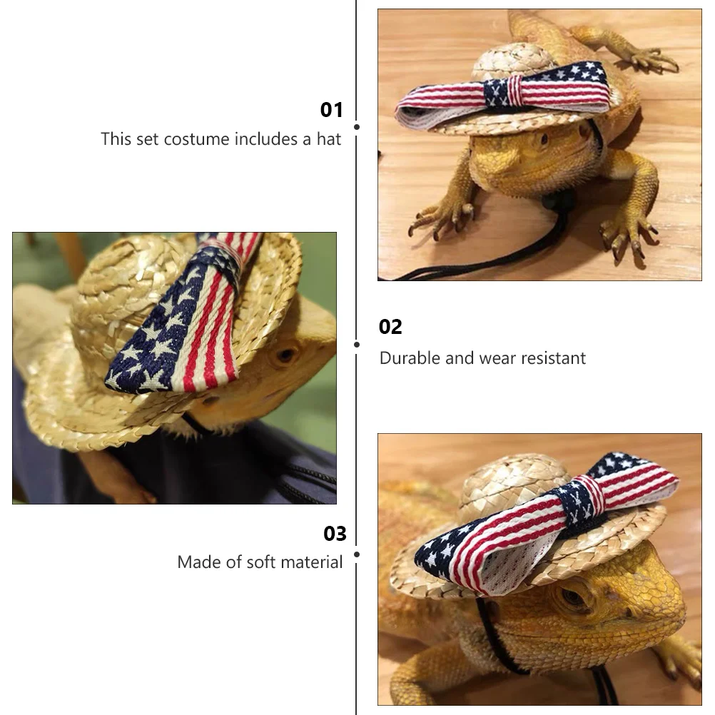 

Lizard Leash Pet Vest Accessories Clothing Set Hammock Wing Non-woven Fabric Hat Baby