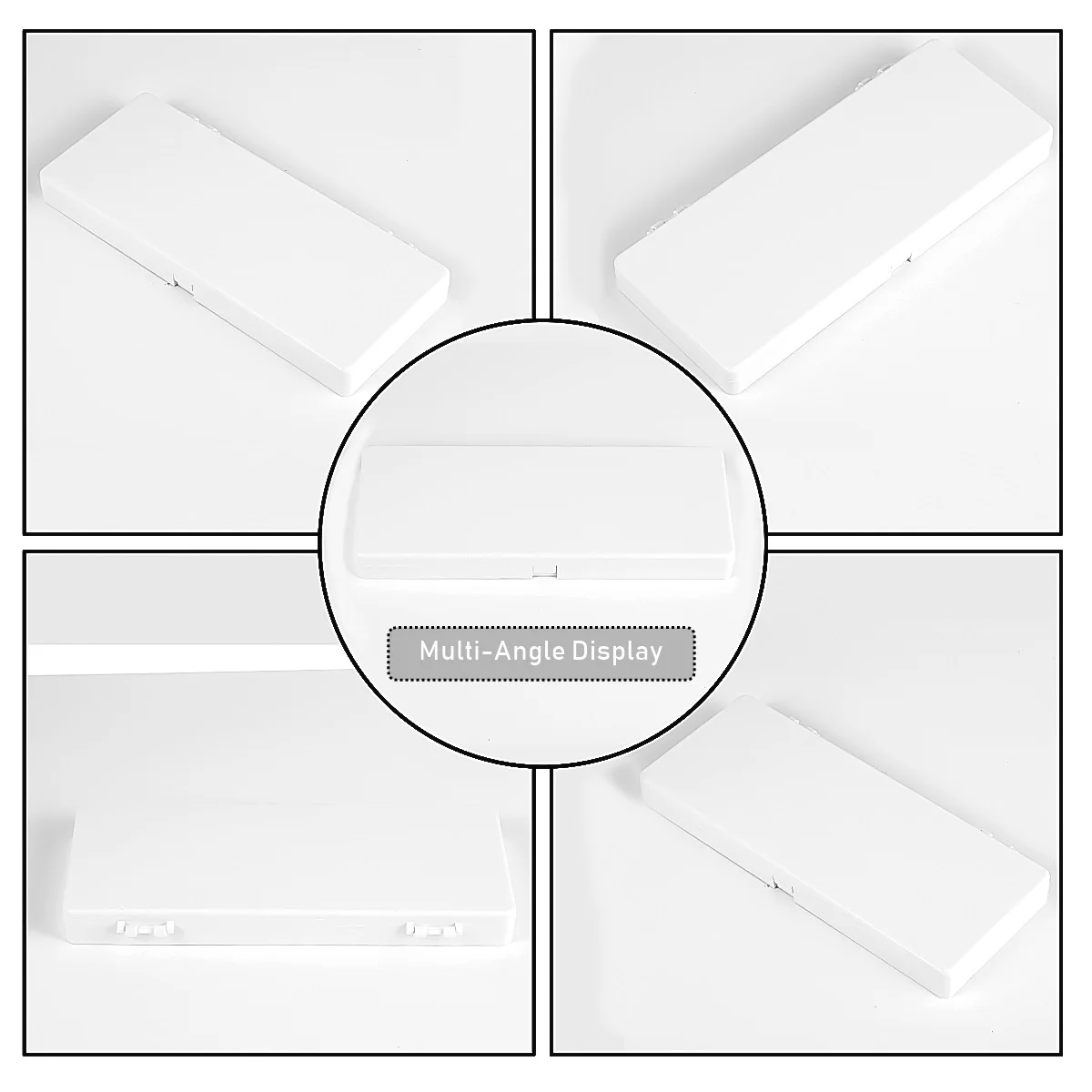 

1Pcs Color Mixing Plate Plastic Double-Layer Plastic Grid Lid Design Watercolor Gouache Plate Painting Palette for Ladies Girls