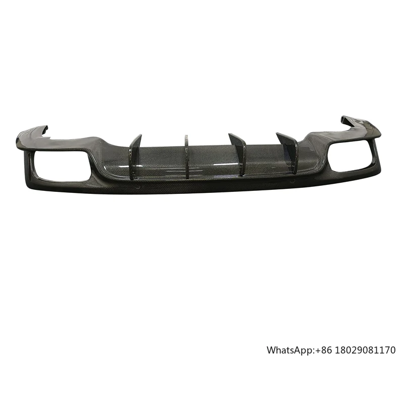 Carbon Fiber Rear Bumper Diffuser ForPORSCHE Panamera 971 Carbon Fiber Rear Bumper Diffuser for Porsche