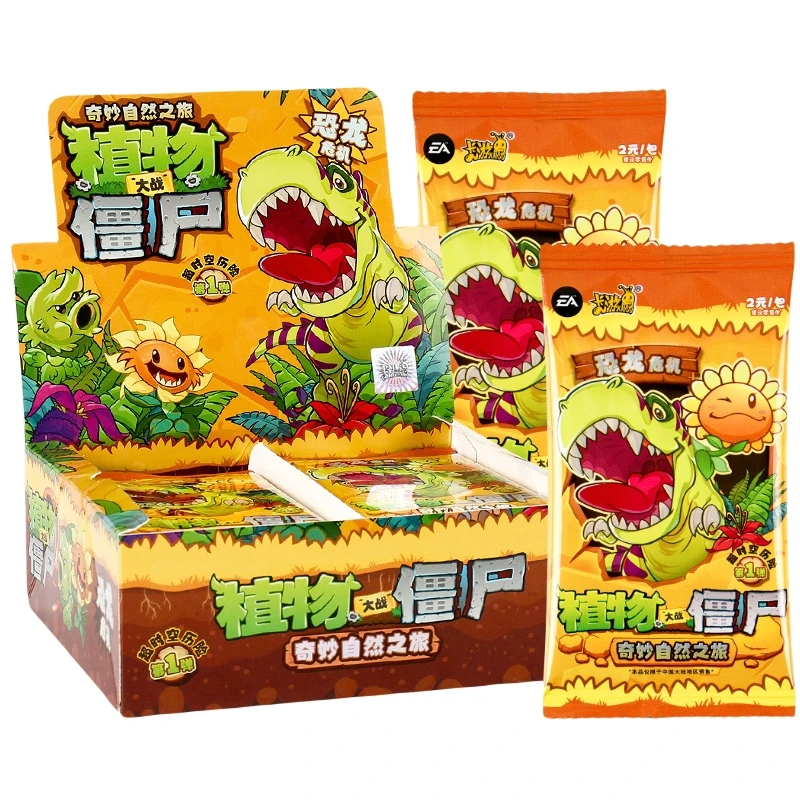 Hot Sell New In 150Pcs KAYOU EA Card Plants Vs. Zombies Collection Original Box Battle Game Wonderful Children\'s Gift Peashooter