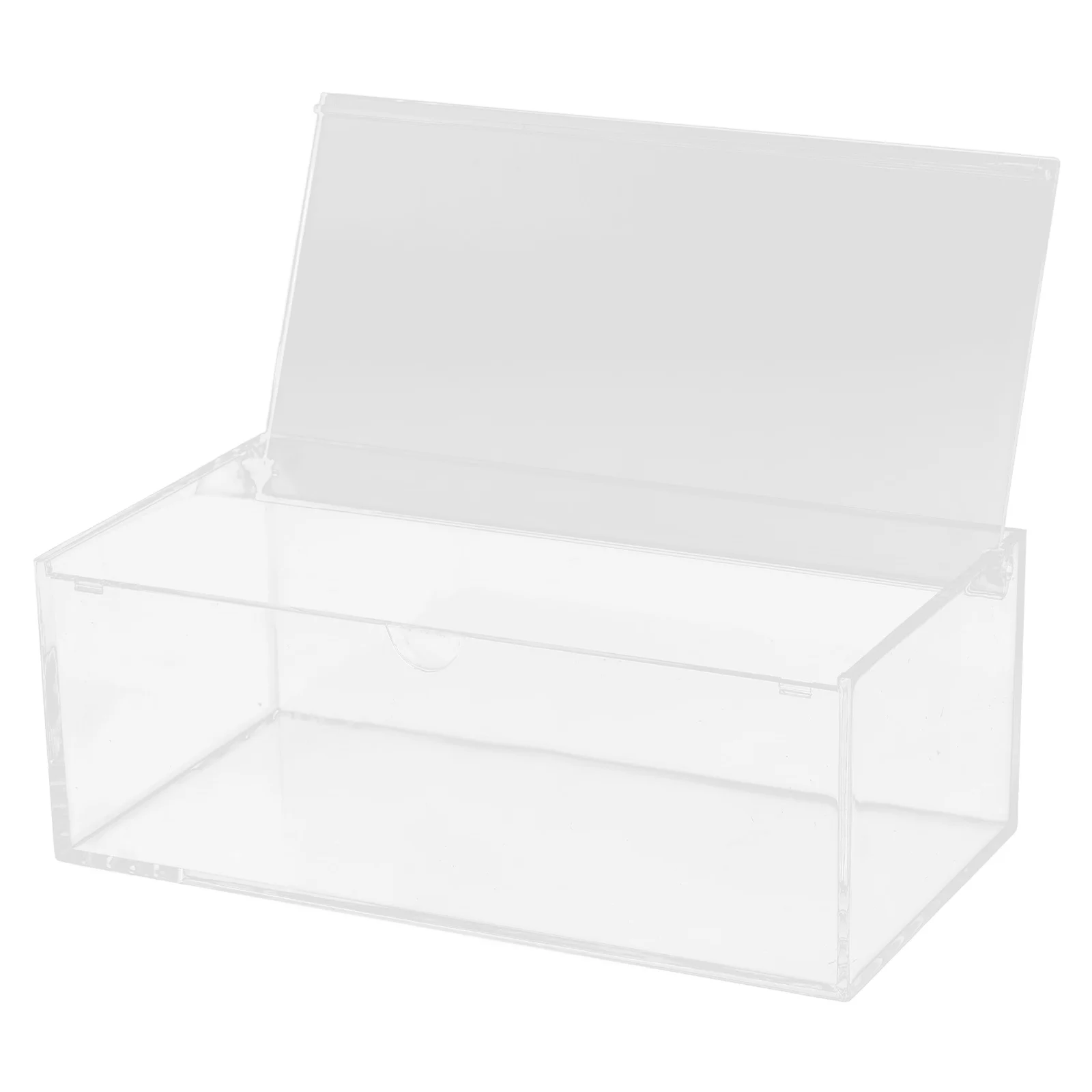 

Dryer Sheet Box Clear Organizer Acrylic Storage Container Laundry Room Beads Case Powder Holder Large Capacity Transparent
