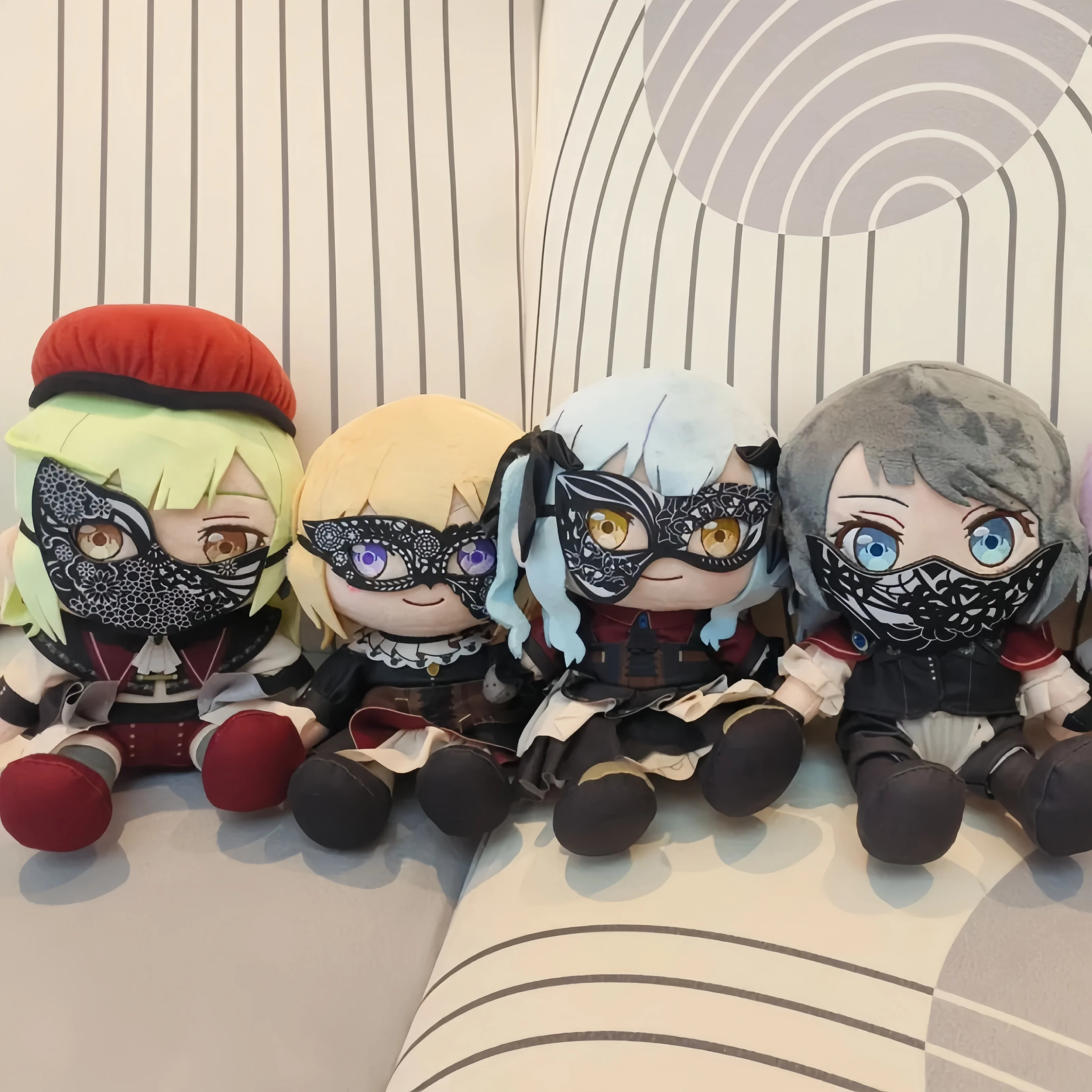 In Stock Gsc Bang Dream! Ave Mujica Masked Sitting Plush Doll Authentic Anime Game Stuffed Toy Series Anime Fans Gift