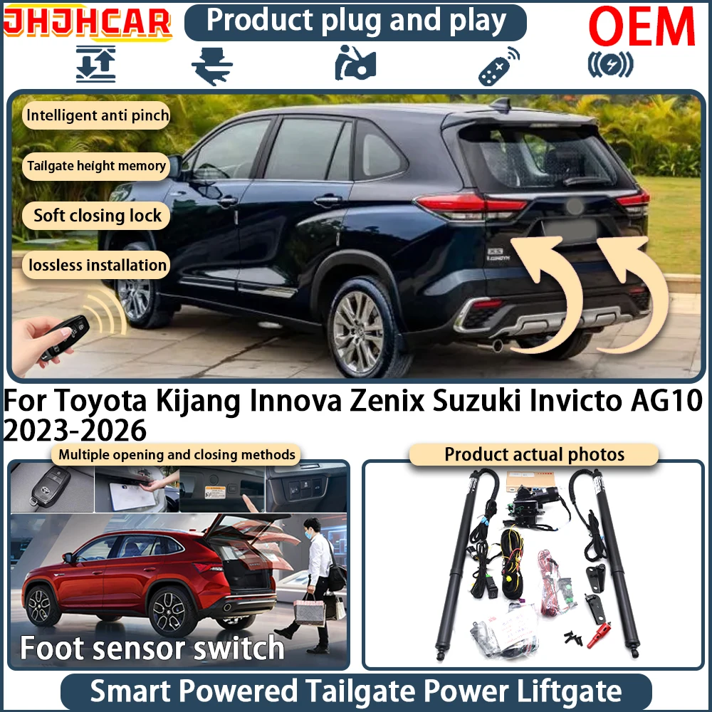 Smart Electric Powered Tailgate For Toyota Kijang Innova Zenix Suzuki Invicto AG10 2023-2026 Power Liftgate Remote Control Lift