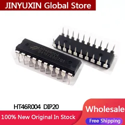 5Pcs HT46R004 DIP20 enhanced A/D eight bit OTP microcontroller IC Chip In Stock Wholesale