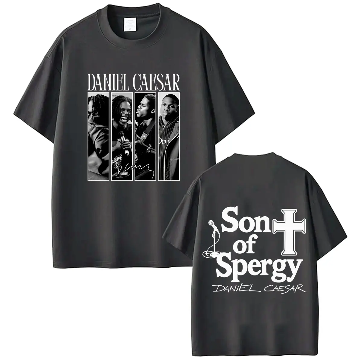 Daniel Caesar Son of Spergy Tour 2026 Graphic T Shirts Men Women Fashion T-shirt Short-sleeved Cotton Loose Gothic Punk T Shirts