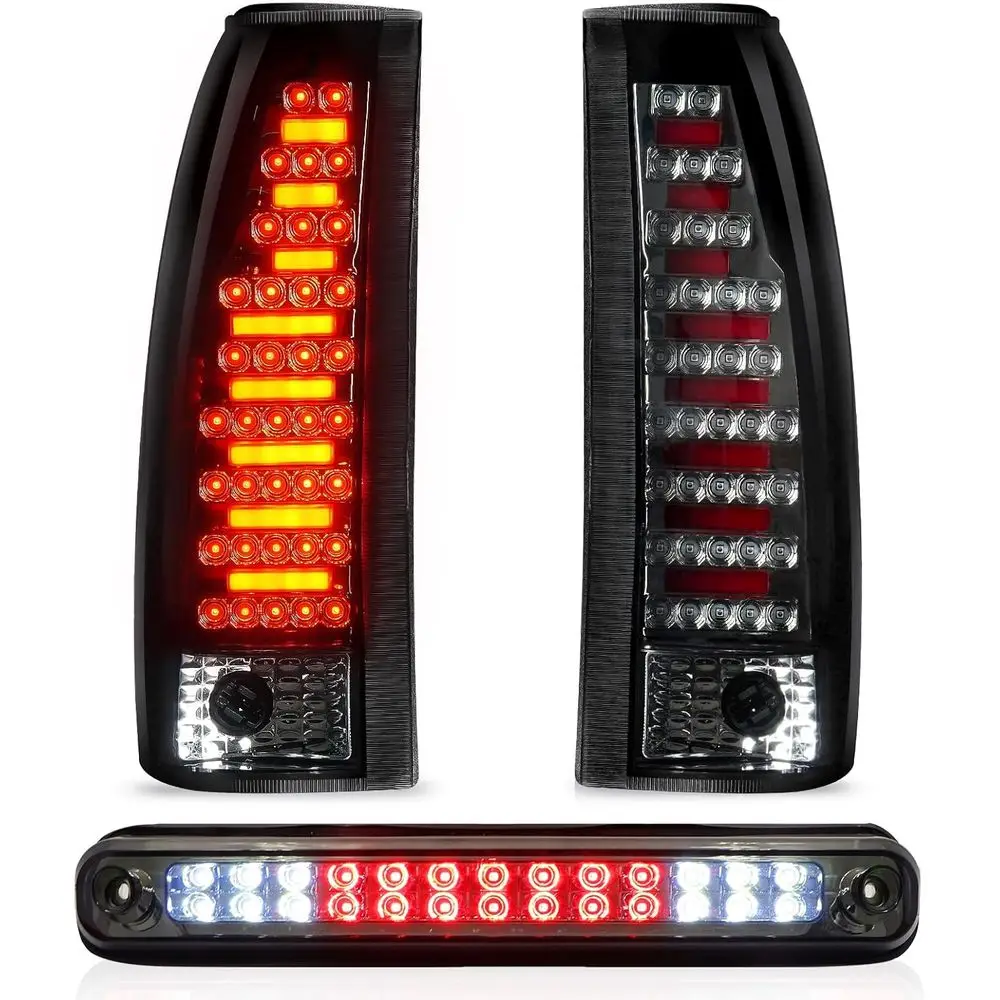 

Tail Light + 3rd Third Brake Cargo Lamp or & C1500 K1500 1988-1999; & C2500 C3500 K2500 K3500 1988-2000, 1992-1994, 1994-1998 DO