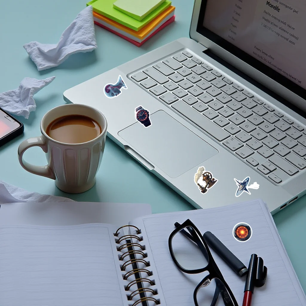 35-70 قطعة ملصقات الخيال العلمي المستقبلي استكشاف عالم التكنولوجيا والفضاء القرطاسية ملصق مكافأة Diy بها بنفسك الأمتعة لوح التزلج