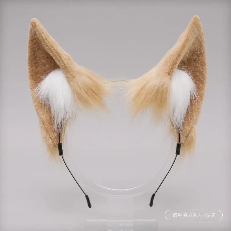 Miss Hina Cosplay copricapo Lolita Genshin Impact Gorou Cosplay Ear Props Fox Party copricapo per donna ragazza