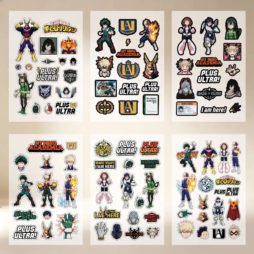 Anime B-Bakugo Katsuki Stickers Auto Body Bumper Windows Motorcycle Laptop Walls Vinyl Decal Car Tuning Accessories