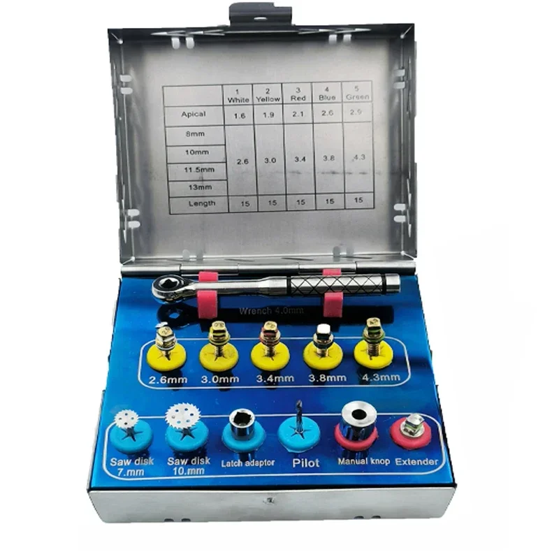 Dental Implant Bone Splitting Tool Set Bone Compression Kit Dental Implant Surgical Sinus Lift Expander Screw