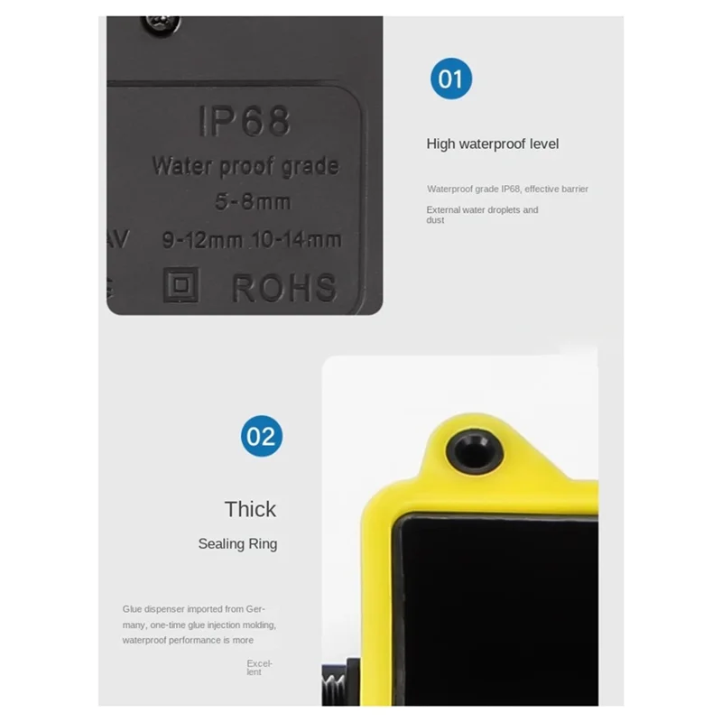 A95E-Waterproof Junction Box IP68 Outdoor Waterproof Junction Box With Terminal IP68 Designed For Buried Wires