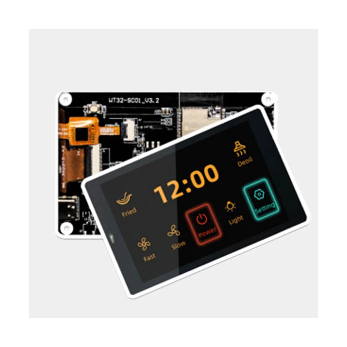 WT32-SC01 ESP32 Development Board ESP32-WROVER-B with 3.5 Inch RGB Multi-Touch LCD Screen Built-in Bluetooth Wifi Module