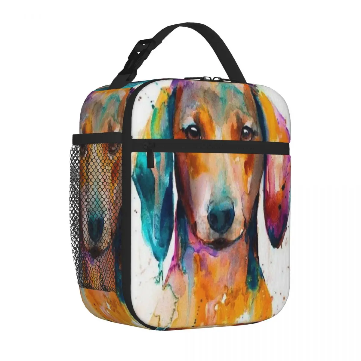 Bestselling Dachshund Dog Art Casual Cooler Tote Workday Snack Food Cooler Bag
