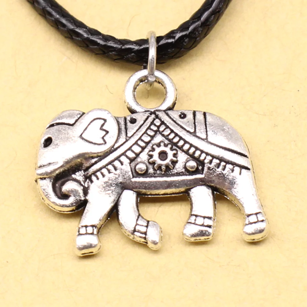 1 Piece Elephant Women Necklace Best Friends Jewelry 17x21mm