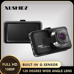 XUSHIDZ NEW Dash Camera Q08PRO Dua;-Channel Front and Rear Camera G-sensor Car Camera Dashcam Vehicle Video Recorder DVR 1080P