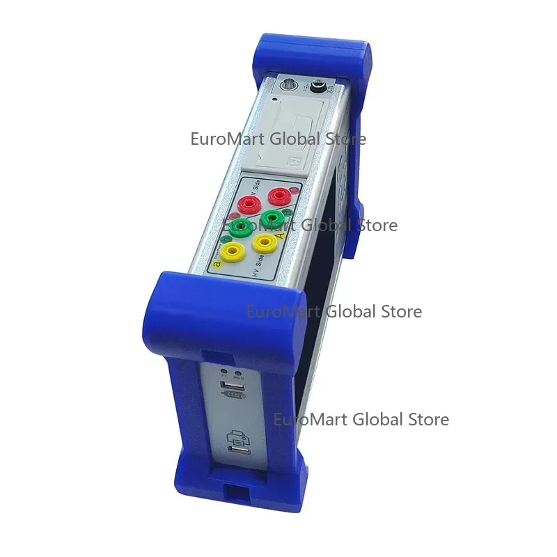 

English/Spanish/Portugues Handheld Turns Ratio Group Tester TTR Turns Ratio Tester Transformer Test Equipment Battery-in