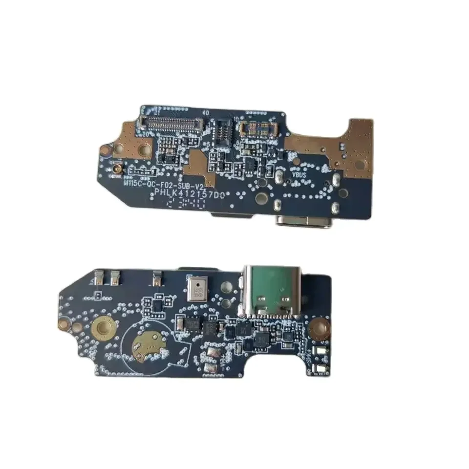 Pop New Original For Fossibot F102 Smart Cell Phone USB PCB Board SUB Charging Dock Parts Plug Charger Port With Microphone MIC