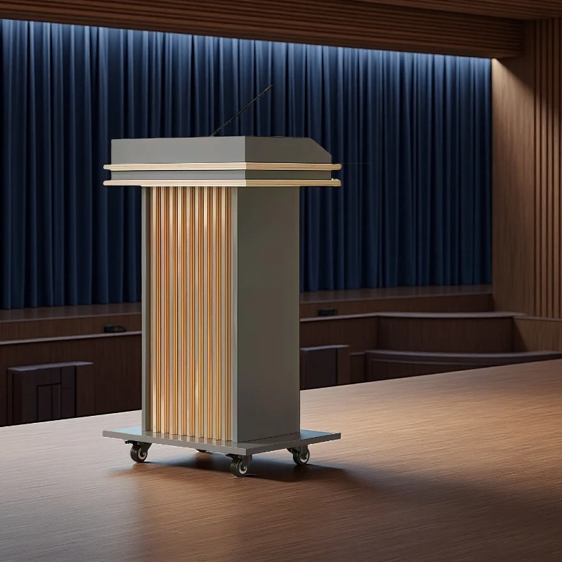 Reception Desks With Counter Welcome Reception Desk Lecture Stand Platform Table Bold Table Legs Support Customization Table