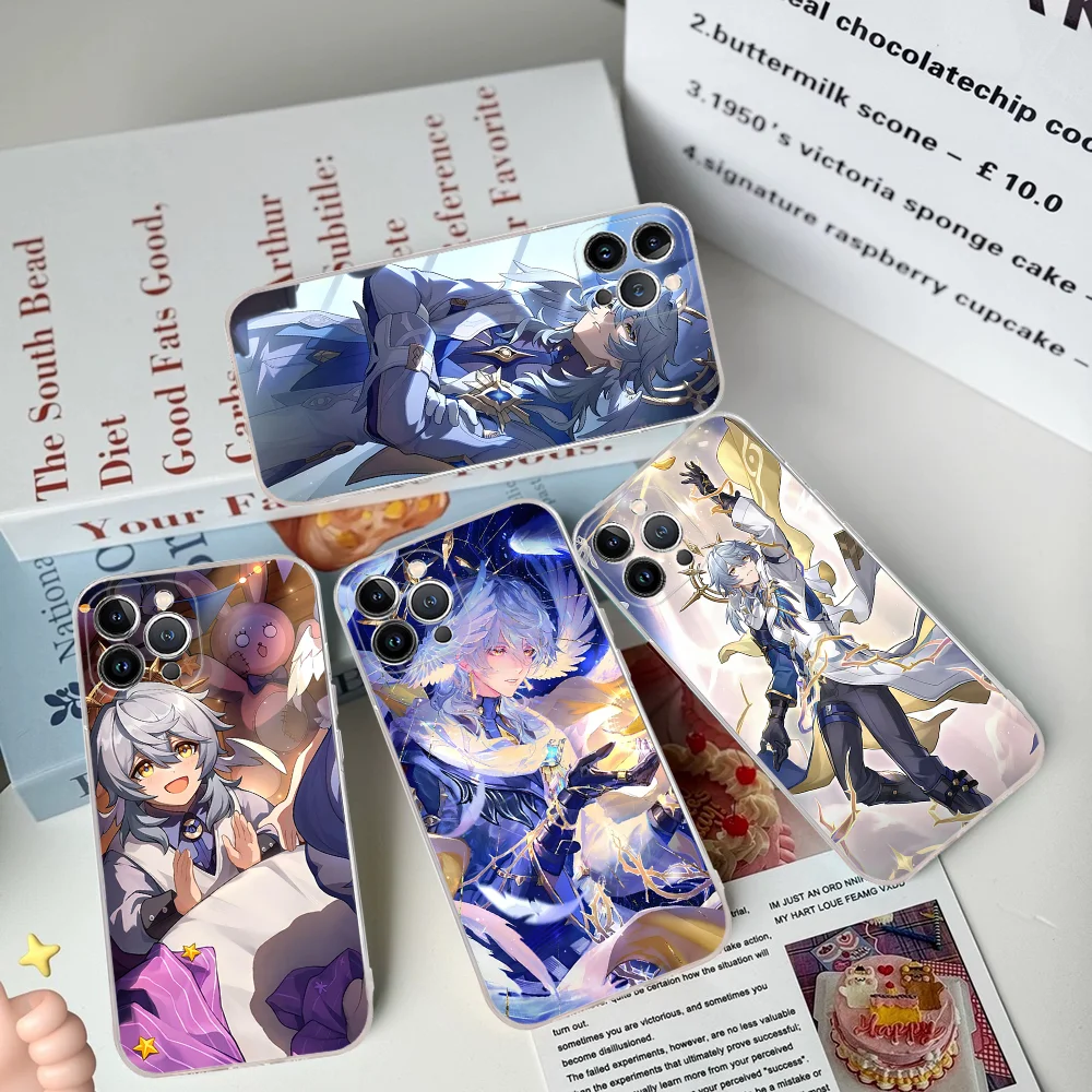 H-Honkai S-Star R-Rail S-Sunday Phone Case Silicone Soft for iphone 16 15 14 13 12 11 Pro Mini XS MAX Plus X Cover