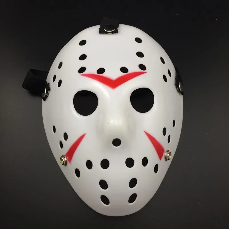 Friday the 13th Jason Voorhees فيلم قناع الهوكي ، قناع مخيف ، أقنعة تأثيري حفلة الهالوين للرجال البالغين ، هدية الرعب