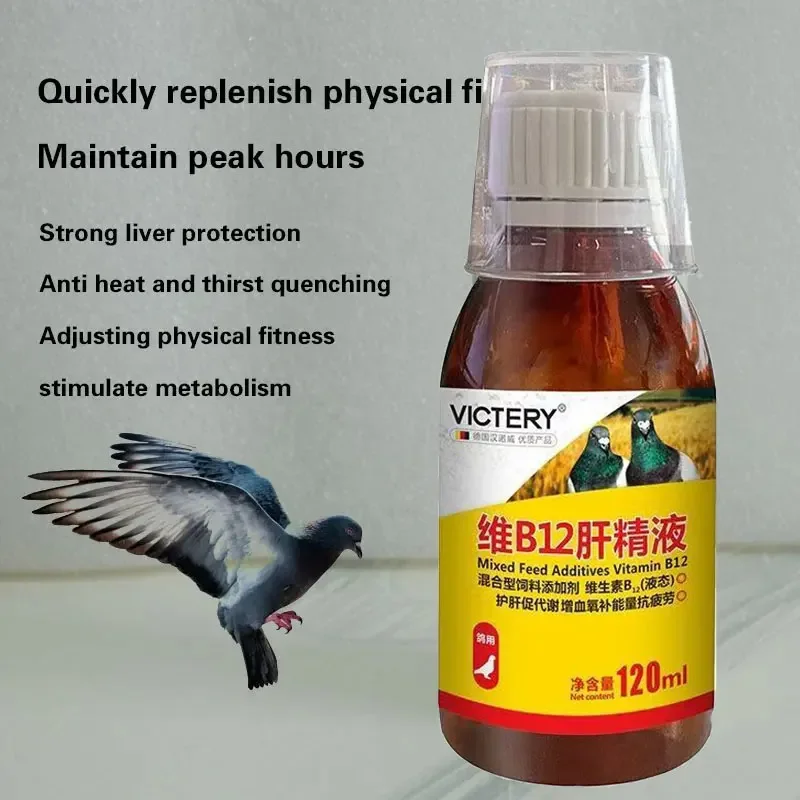

Pigeon uses liver essence to regulate physical fitness and enhance immunity. Parrot and bird health products