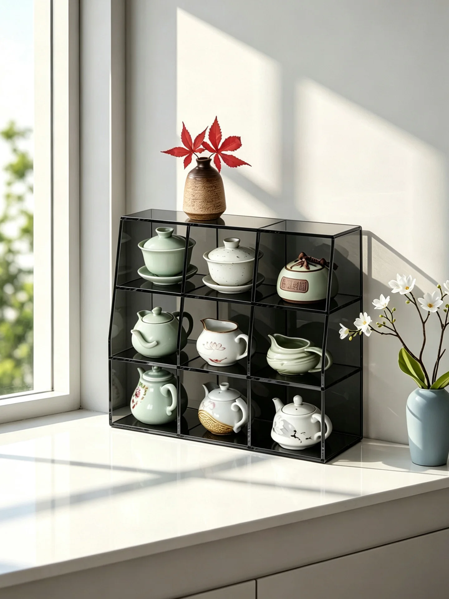 portabicchieri-in-acrilico-da-scrivania-organizzatore-per-tazze-da-caffe-e-acqua-scaffale-di-lusso-per-stoccaggio-facile-da-pulire-superficie-lucida