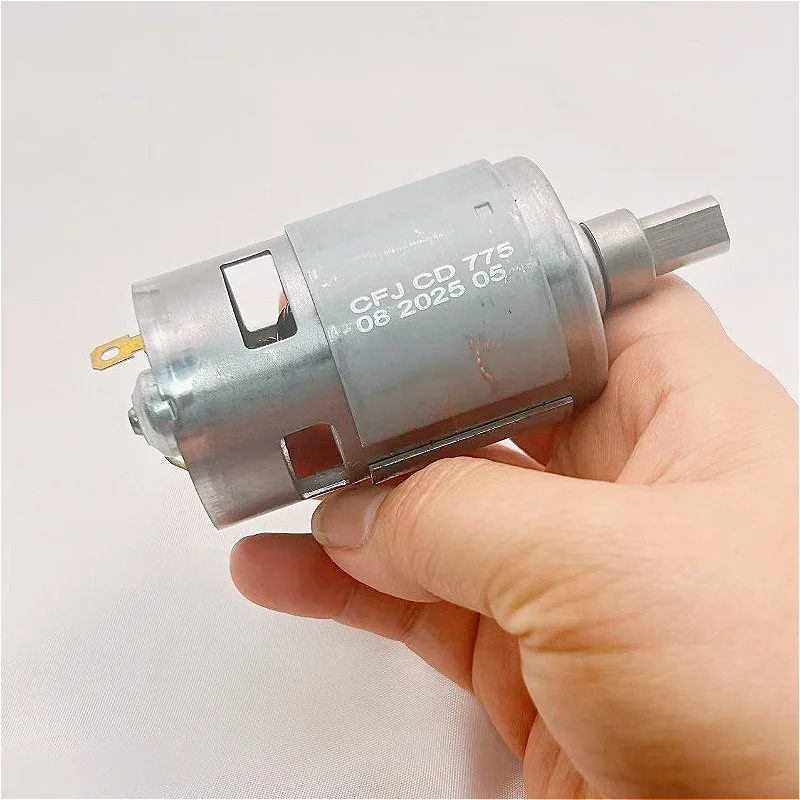 21V 775 Electric Blower Motor with Shaft for Hair Dryer, 755 DC Motor - High Speed Power Tool Spare Parts view 2