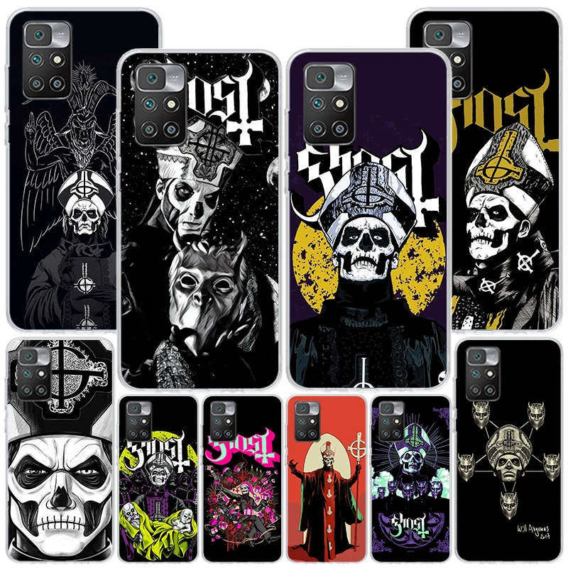 Ghost Papa Emeritus Phone Case For Xiaomi Redmi 12 12C 10 10C 10A 9 9A 9C 9T 8 8A 7 7A 6 Pro 6A K70 K60 K40 K20 S2 Print Cover