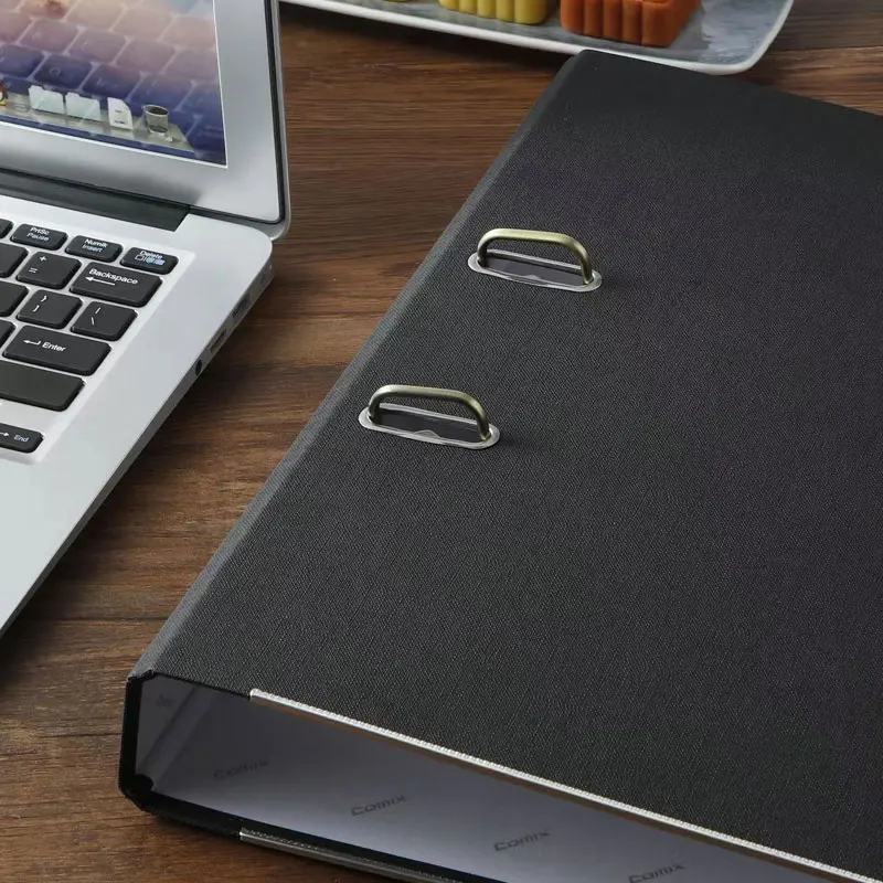 1 Piece 2 Rings Metal Binders Gold Binding Clips Loose-Leaf Binder File Folder Hoop For Scrapbook Album Notebook Office Supplies