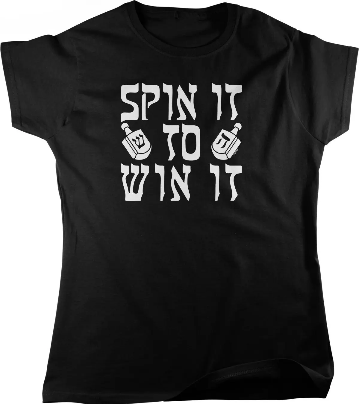 Spin It to Win Dreidels Women's T shirt HOOD_01908