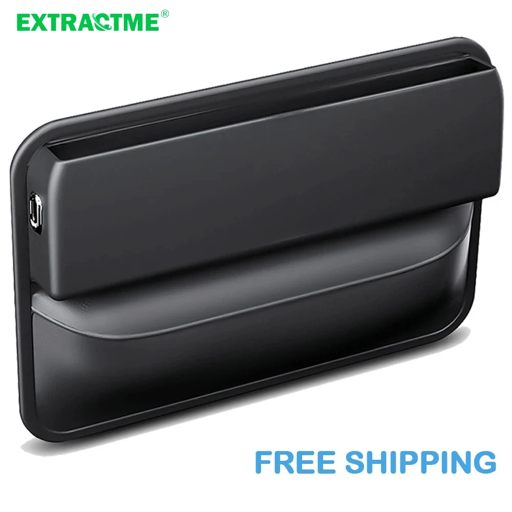 Extractme Car Front Seat Gap Filler PU Leather Portable Storage Box Universal Console Side Gap Car Interior Accessories