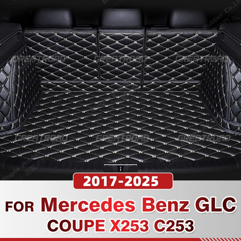 

Для Mercedes Benz GLC class COUPE X253 C253 2017-2025 24 23 22 Автоматический коврик для багажника с полным покрытием Автомобильный багажник Аксессуары для интерьера