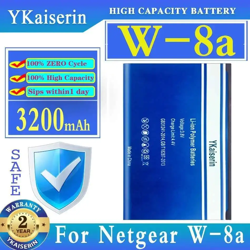 

Premium Replacement Router Battery For Netgear W-8A 3200Mah
