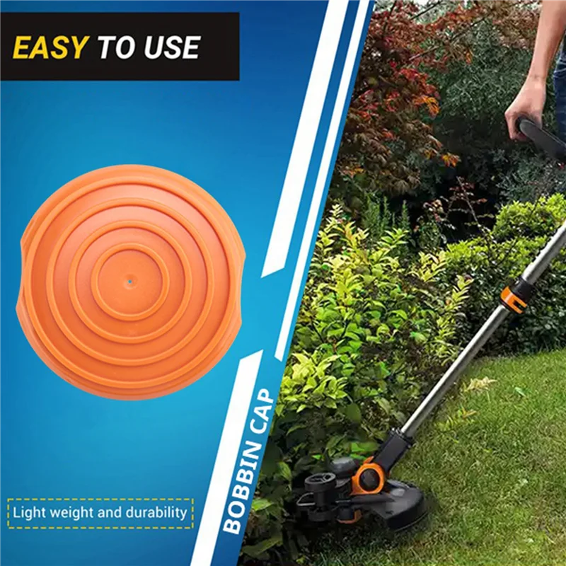 

ABAE-6X 50019417 Grass Trimmer Spool Cap Cover For WORX Corded Electric String Trimmers Part Replacements